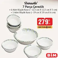 BENANTE 7 PARÇA ÇEREZLİK
